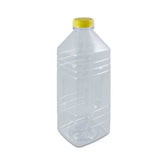 Clear Plastic Bottle 5000ML Square Lid 6 Pieces